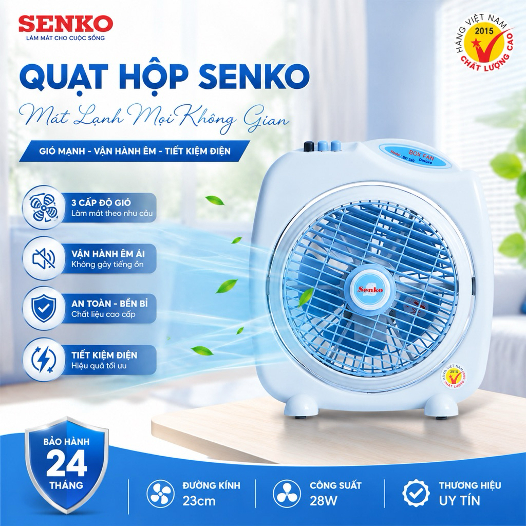[HỎA TỐC] Quạt bàn đảo 3 tấc BD1012/BD1010 - Màu ngẫu nhiên - Chính hãng