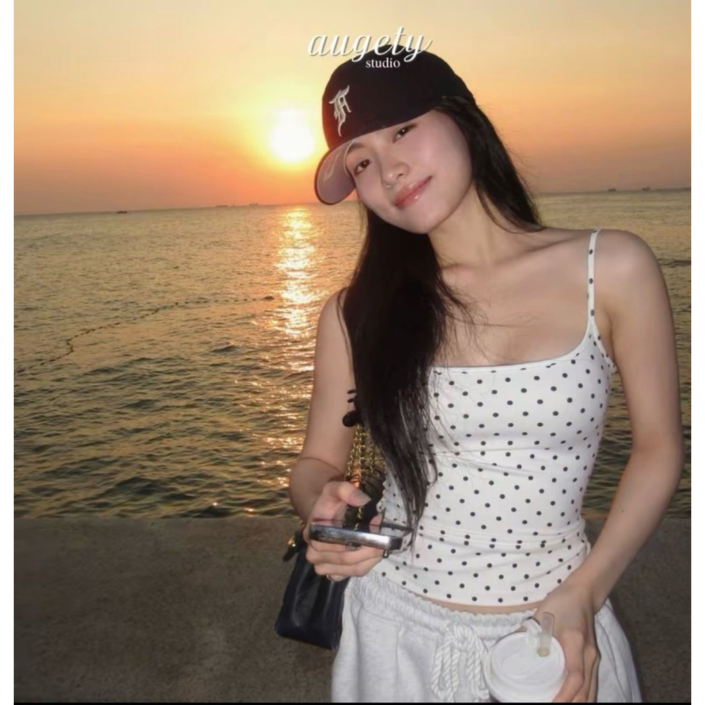 [PASS NEW] Áo Hai Dây Basic Chiết Eo Vải Thun Cao Cấp Premium Leisure Augety Studio MIRA TOP