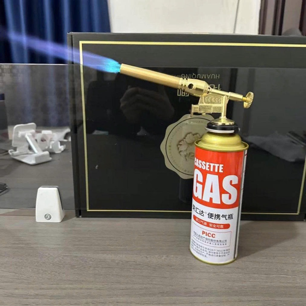 Khò Gas Mini Chống Bỏng, Mẫu Mới 2025 - Thiết Bị Khò An Toàn, Đầu Khò Chống…