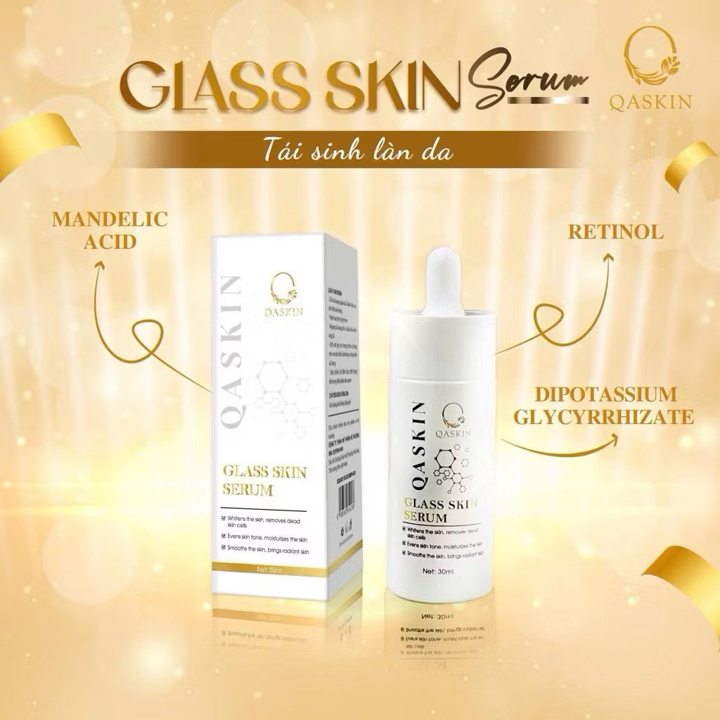 Tinh Chất Mộc Anh , Qaskin ( 30ml Chính Hãng ) Mẫu Mới Không Có Vỏ Hộp