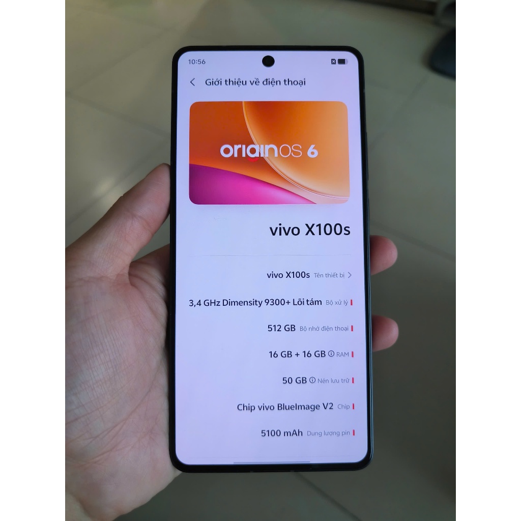 vivo X100S - Dimensity 9300 Plus, ống kính Zeiss
