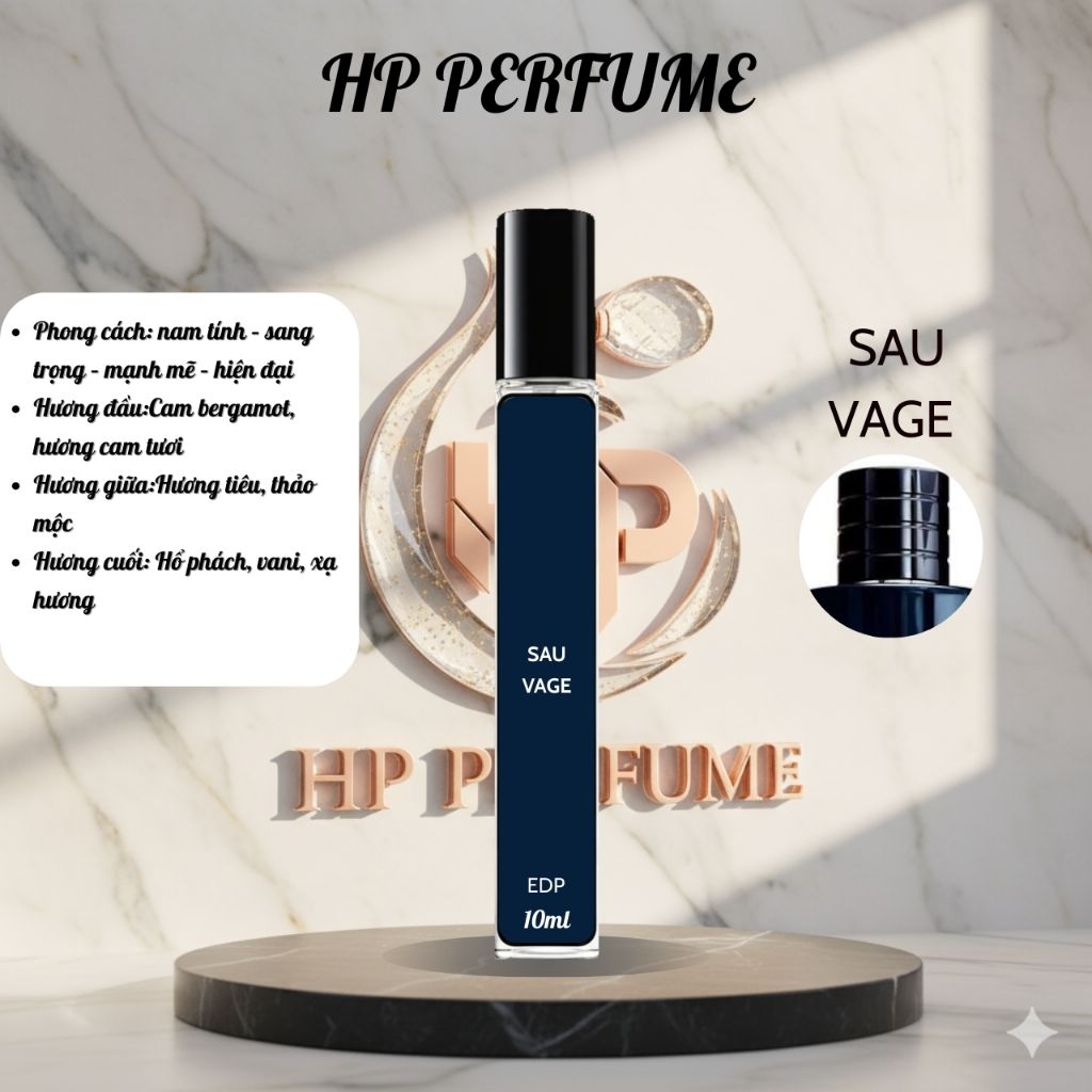 Nước hoa SAVAGE chiết 10ml hương thơm nam tính, năng động, quyến rủ, trẻ trung
