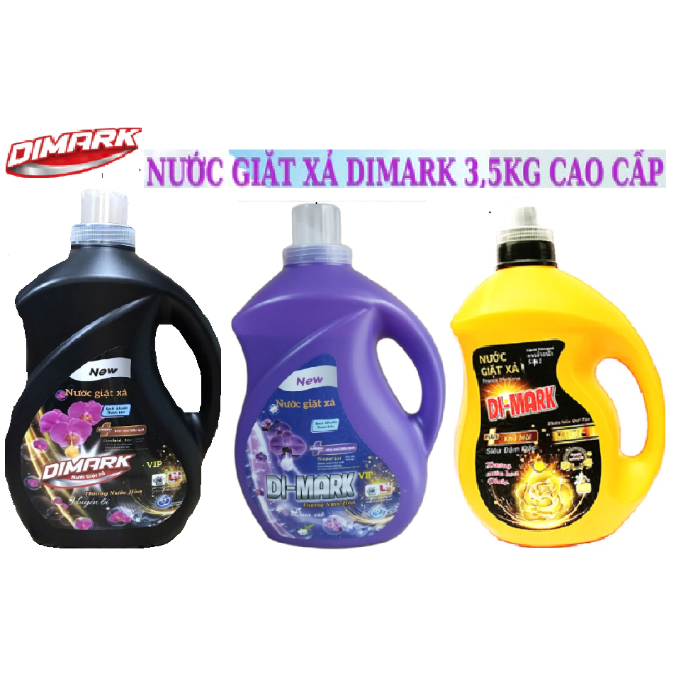 Nước Giặt Xả Quần Áo DiMark Can 3,5kg