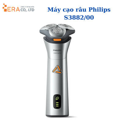 Máy Cạo Râu Khô Và Ướt Philips S3882/00 - Hàng Chính Hãng Bảo Hành 24 Tháng