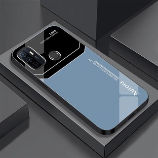 Ốp Lưng OPPO A53 Mặt Lưng Kính Cường Lực Sáng Bóng