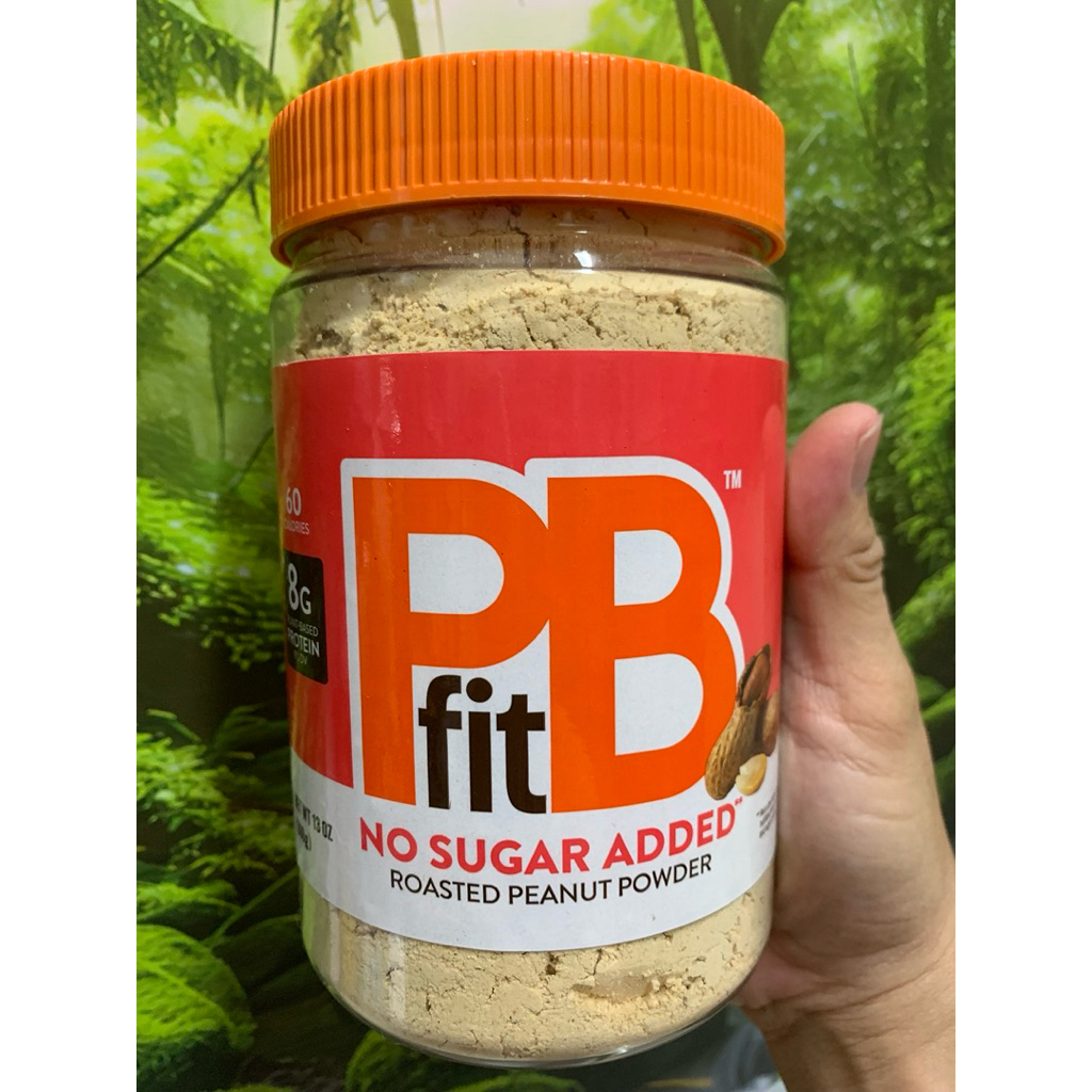 HŨ BỘT ĐẬU PHỘNG KHÔNG ĐƯỜNG NO SUGAR ADDED PBfit Peanut Butter Powder Classic 368GR - THƠM NGON