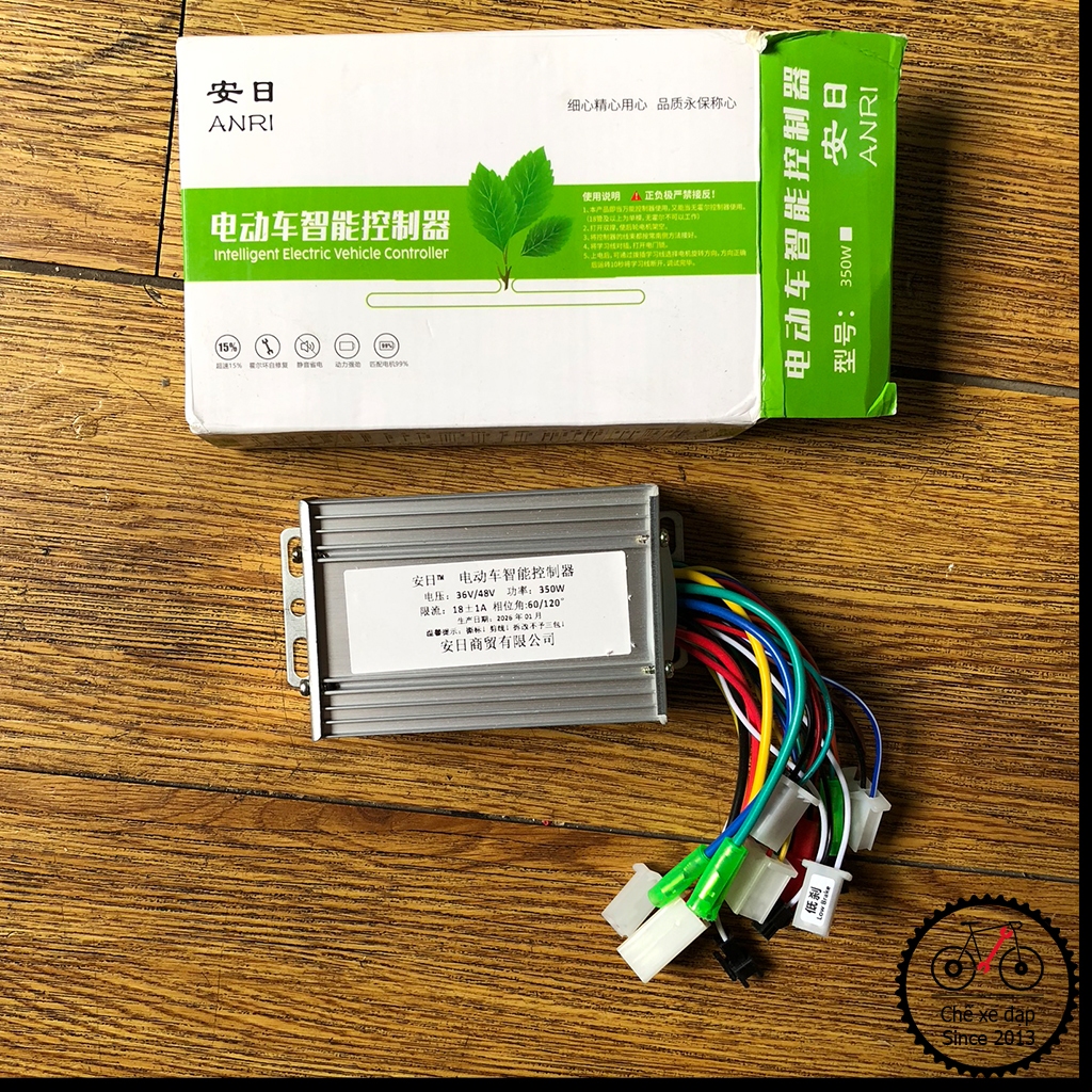Điều tốc đa năng 36v-48v ANRI cho xe đạp điện, bộ điều khiển xe đap điện