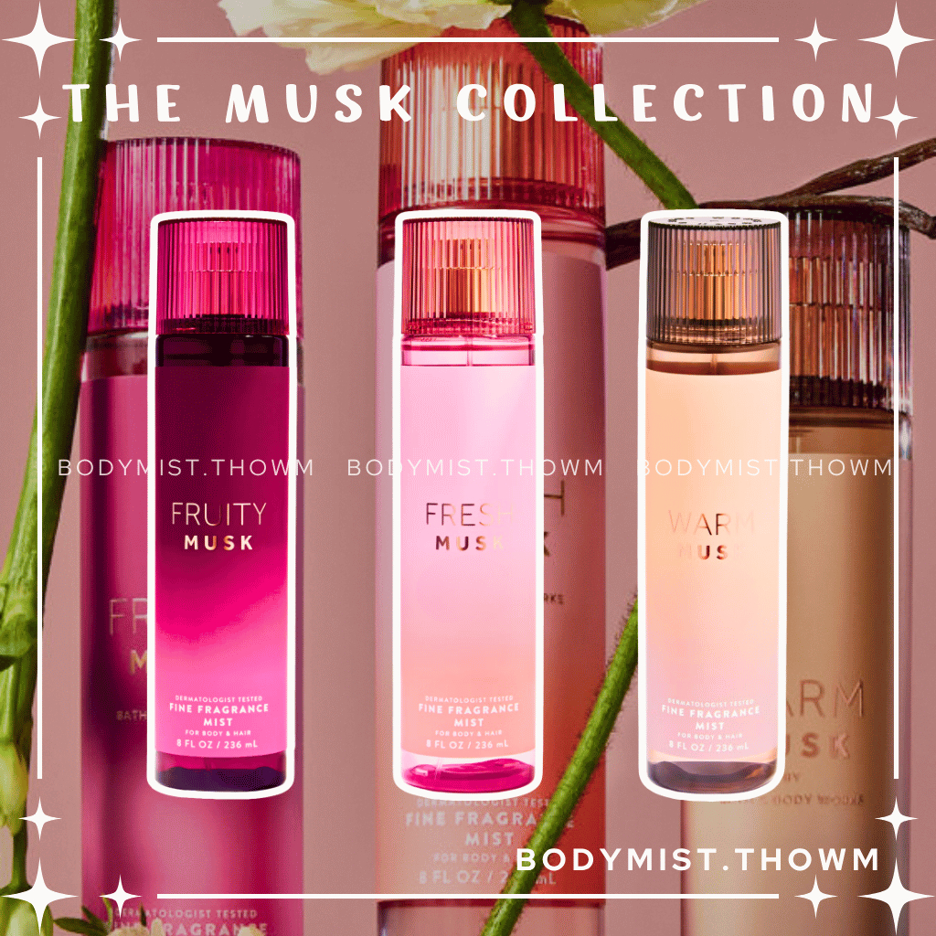 [ 10/30mL ] Warm Musk | Fresh Musk | Fruity Musk - Xịt thơm body mist Bath & Body Works ( BBW )