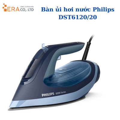 Bàn Ủi Hơi Nước Philips DST6120/20 – 2600W, Công Nghệ OptimalTEMP, Hàng Chính Hãng Bảo Hành 24 Tháng