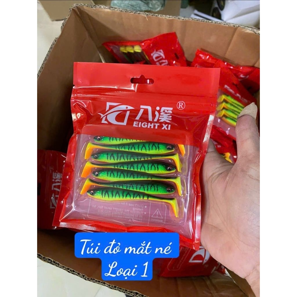 Mồi Câu Cá Mền NFF 1 Túi 7 Con