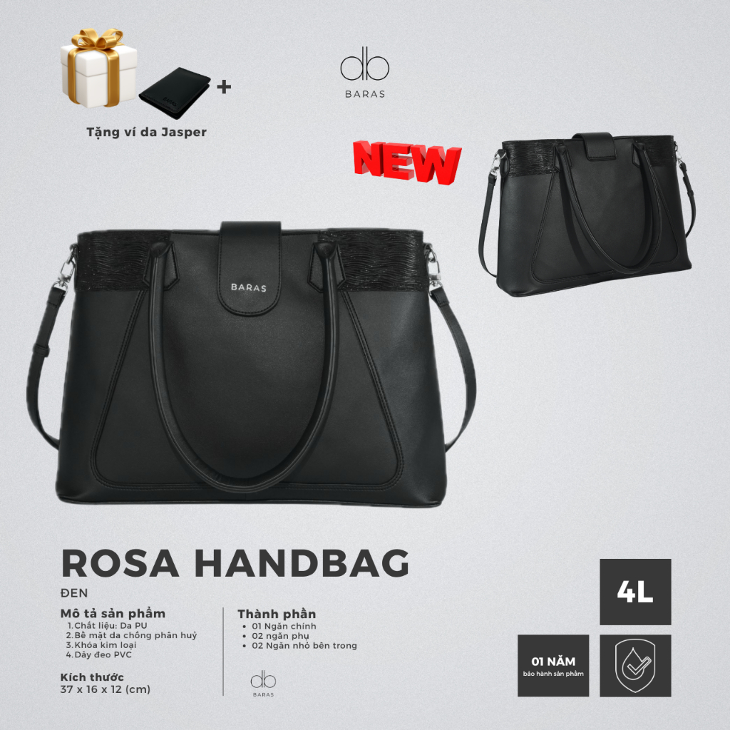 Túi xách da nữ Melora Handbag thời trang - BARAS VIETNAM - Túi xách nữ đeo vai