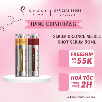 Tinh chất vi kim tái tạo và căng bóng da Dr.Once Needle Shot Serum 50ml Nhật