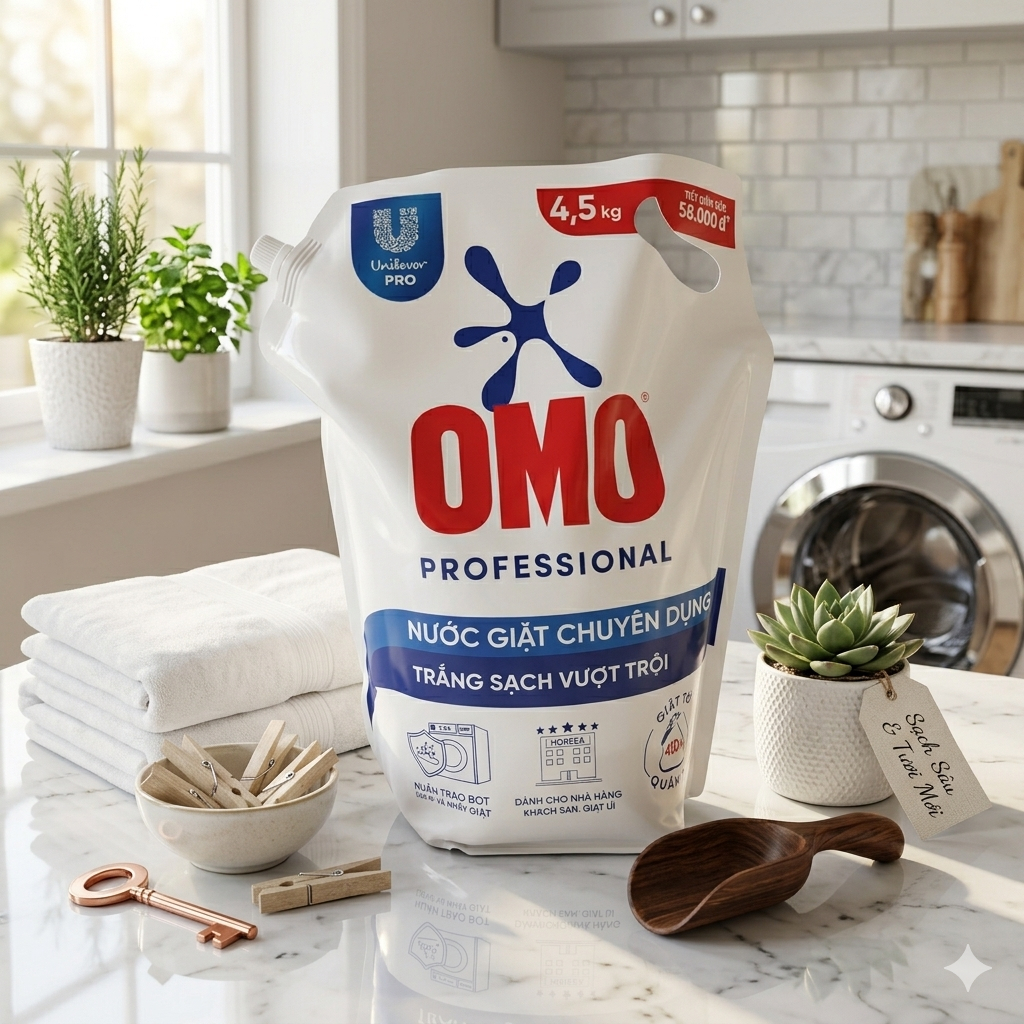 Omo Nước Giặt Chuyên Dụng Dành Cho Cửa Trên