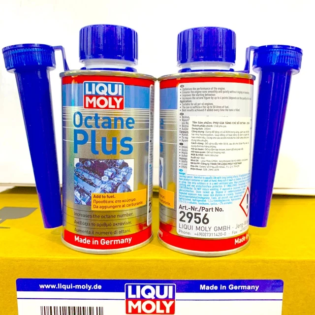 Phụ Gia Xăng Tăng OCTAN - Tăng Công Suất Động Cơ LIQUI MOLY OCTANE PLUS 150ML - 2956 Made in Germany