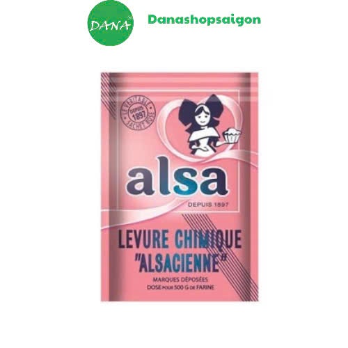 Set 8 gói Bột nổi / Bột nở ALSA gói 11g ( Baking Powder )