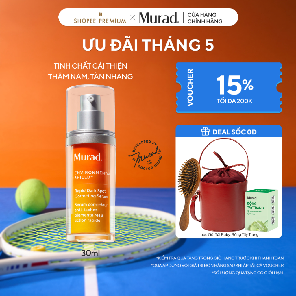 Tinh chất hỗ trợ làm mờ vết nám Murad Rapid Dark Spot Correcting Serum 30ml