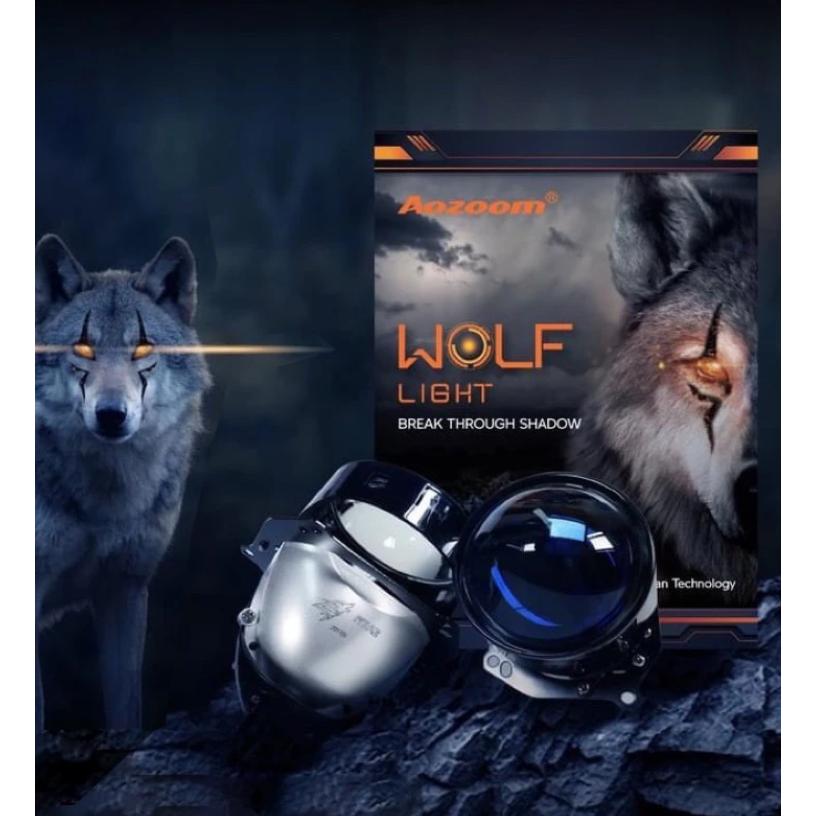 Bi LED Aozom WOLF LIGHT - Đèn Bi Cầu 3.0