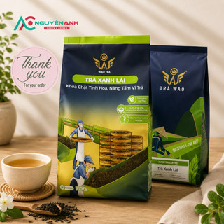 Trà xanh nhài Wao 500gr - pha trà trái cây cực ngon, hương lài 100% tự nhiên