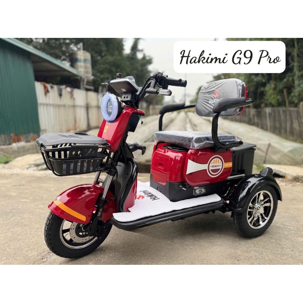 XE ĐIỆN 3 BÁNH HAKIMI G9 PRO