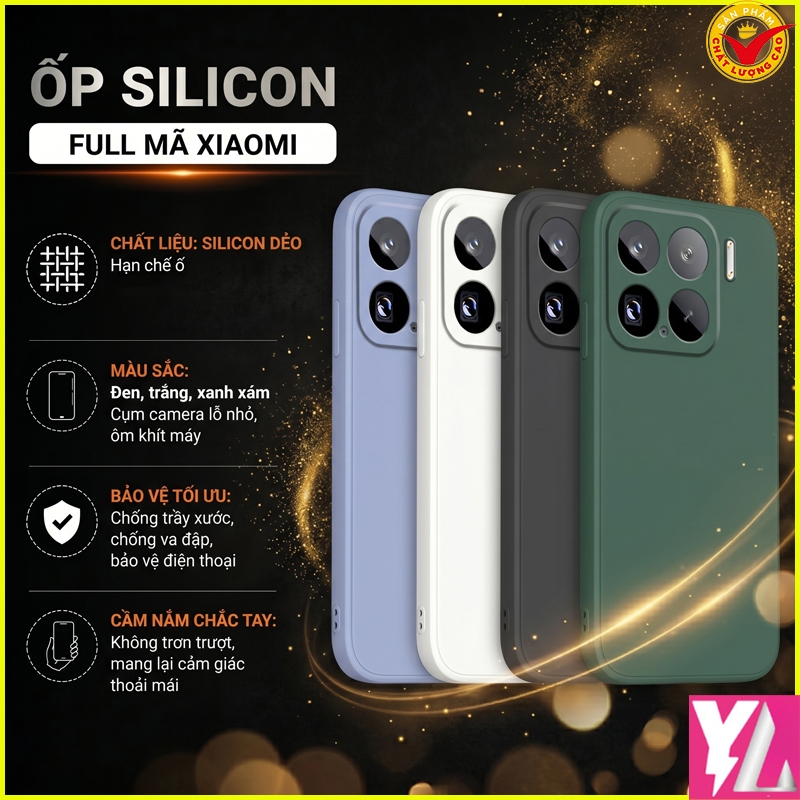 Ốp lưng silicon Xiaomi Mi 13/ Mi 13 Pro/ Mi 13 Ultra ... chống va đập tốt