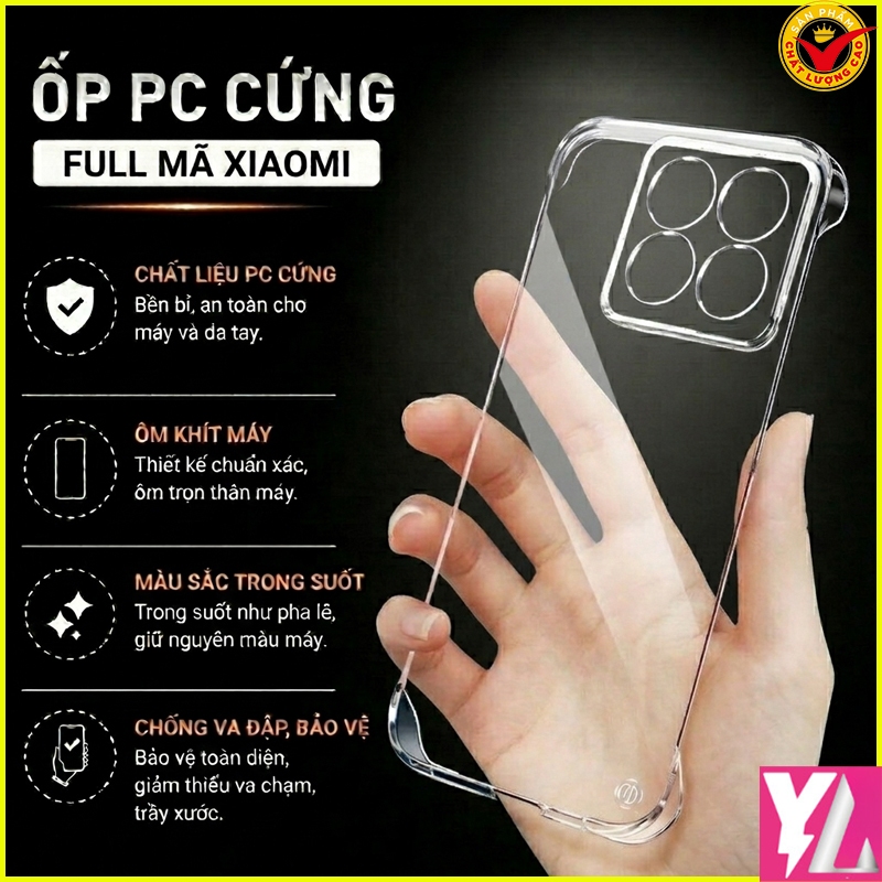 Ốp Lưng Xiaomi 12/ 12X/ 12S/ Xiaomi 12Pro/ 12S Pro/ Mi 12Ultra/ 12s Ultra ... KHÔNG VIỀN Trong Suốt