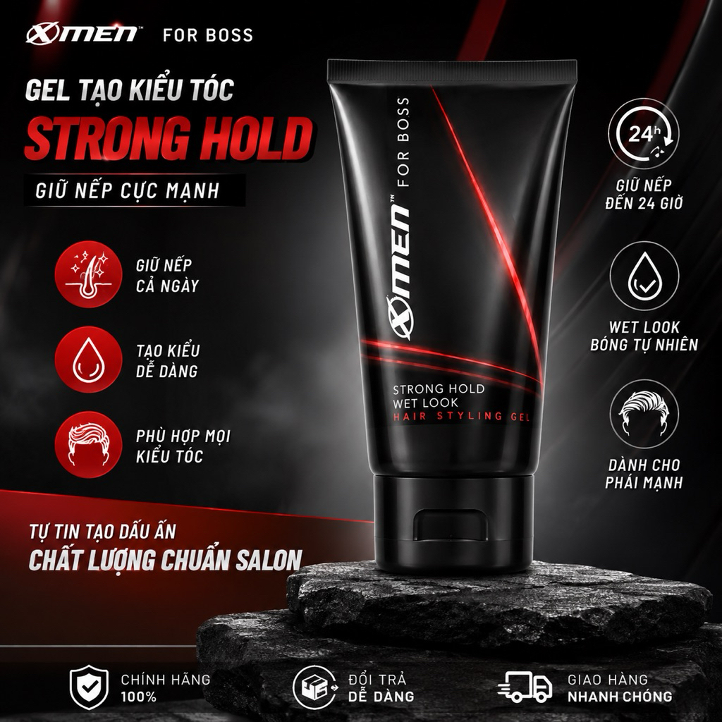 GEL VUỐT TÓC XMEN FORBOSS 150g
