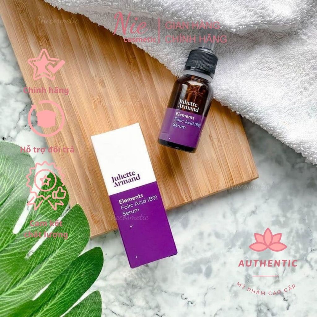 [Công ty] Tinh Chất Chố.ng Kích Ứng Juliette Armand Elements Folic Acid (B9) Serum 20ml