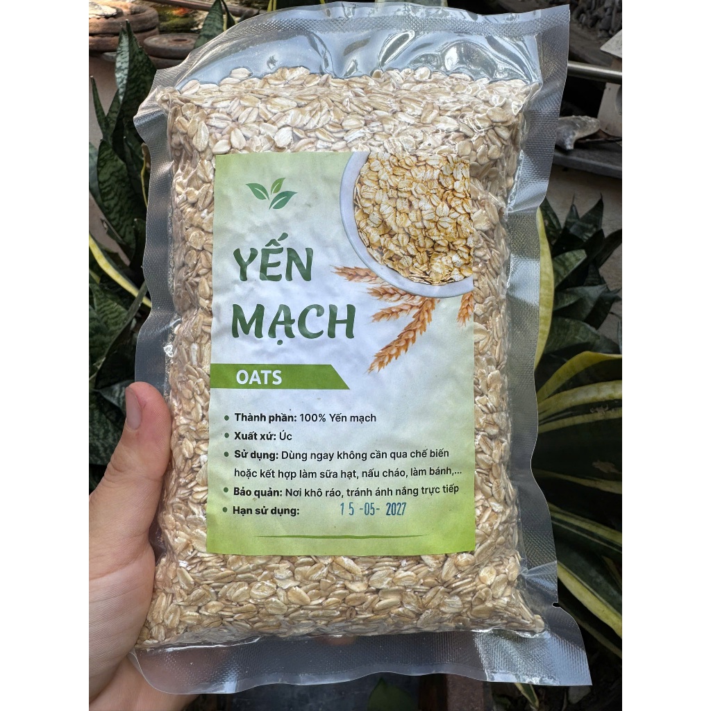 500G Yến mạch giảm cân Cán Dẹt & Cán Vỡ Hafer Flocken