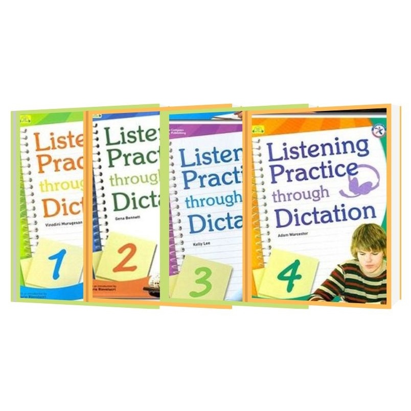 Listen Practice Through Dictation in màu có audio