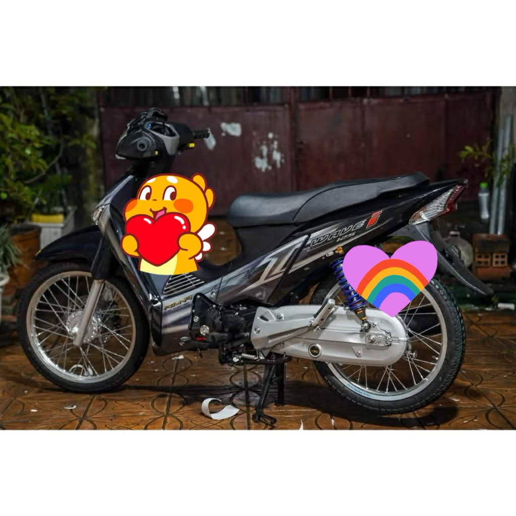 Tem Wave 125i 2007 candy (mã màu canh chuẩn áo Wave 125i Thái zin)
