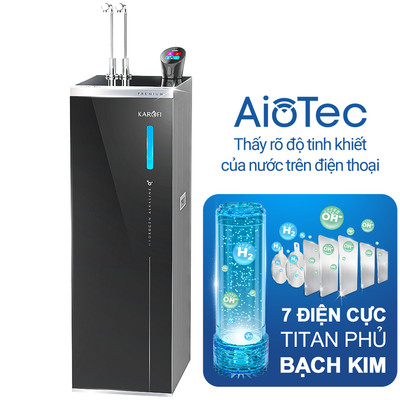 [CHÍNH HÃNG] Máy lọc nước Hydro-ion Kiềm Nóng Lạnh KAROFI KAE-S88 PROMAX - 12+1 lõi - 8 chế độ nước