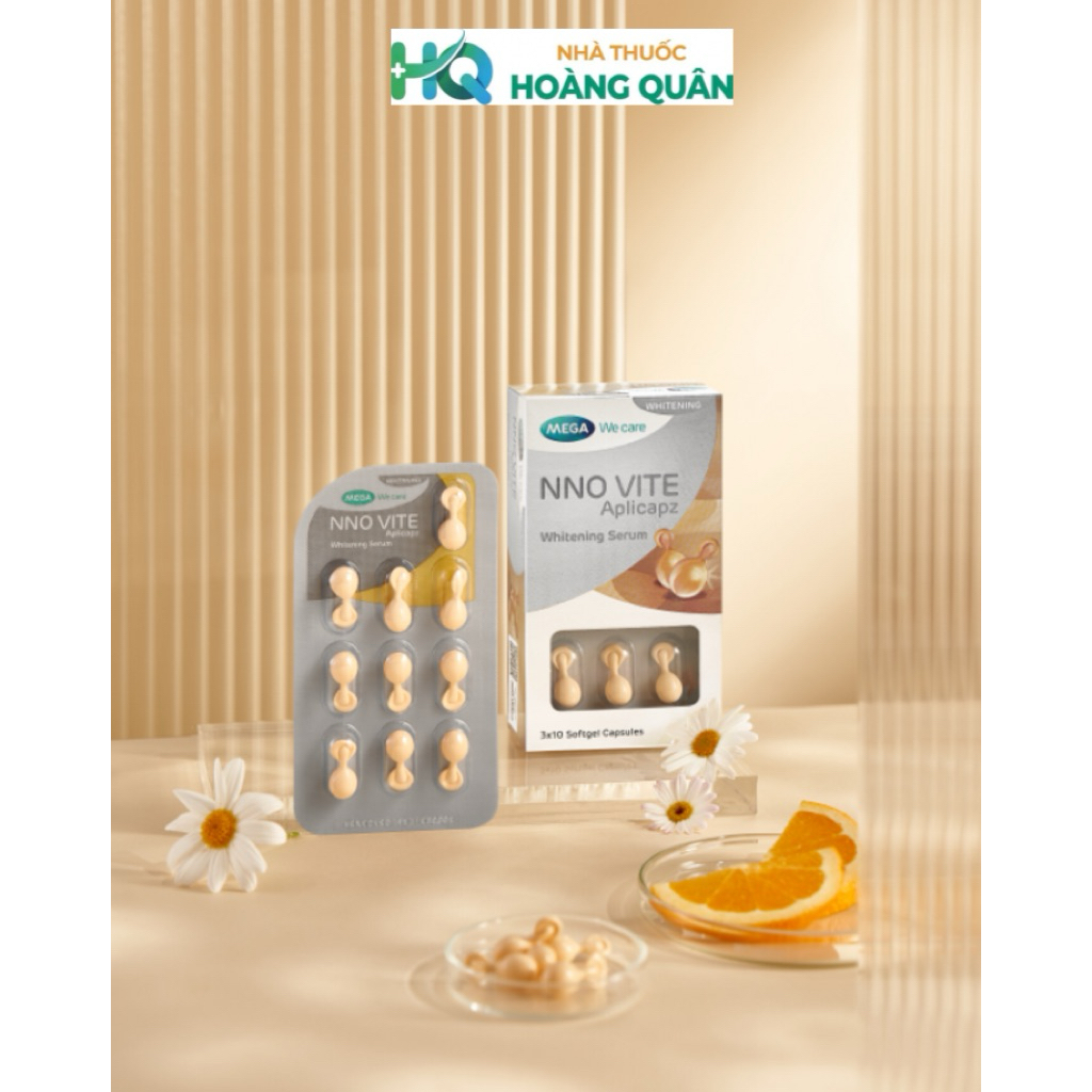 NNO VITE Serum dưỡng trắng da 30 viên nang