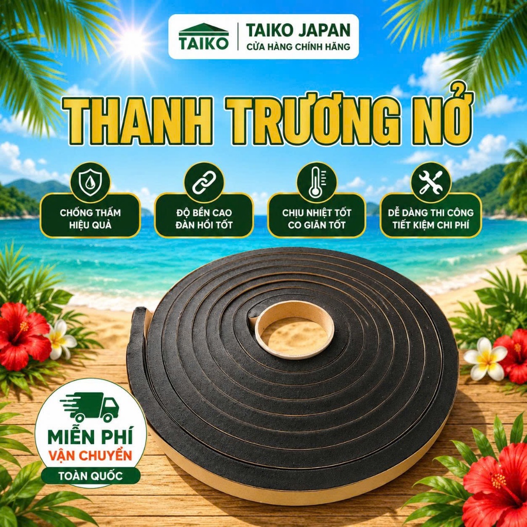 Cao Su Trương Nở DURAX DB2015 – Thanh Chặn Nước Bê Tông Phân Loại