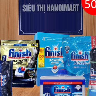 Viên rửa bát finish 33 viên - hanoimart, 56 viên all in 1, 60v 120 v