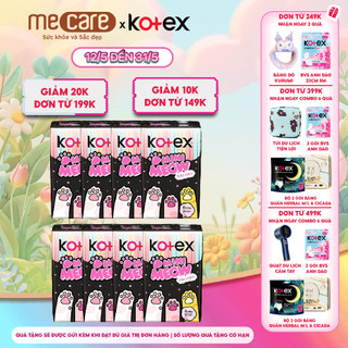 Băng vệ sinh Kotex Mini Meow siêu mềm 24cm (Gói 8 miếng) Mecare store