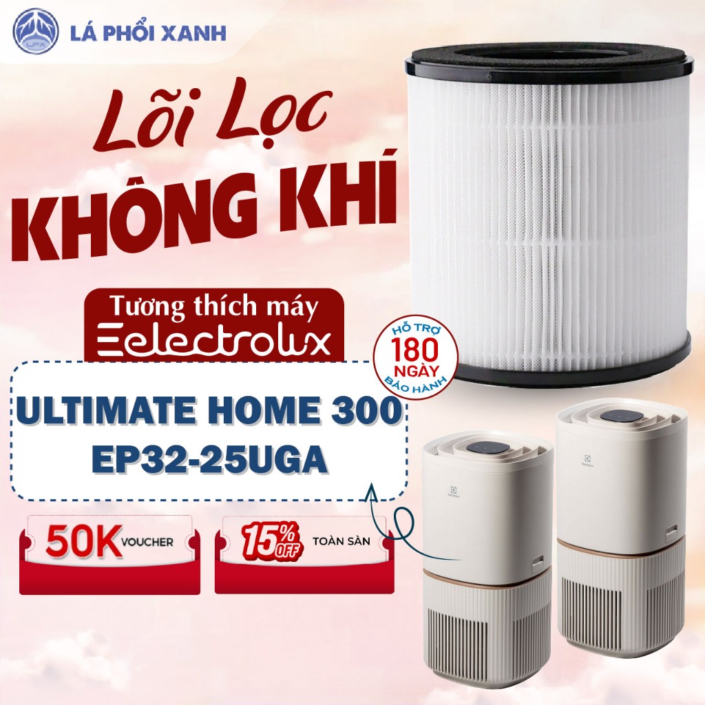 Lõi lọc tương thích máy Electrolux EP32-25UGA - Lõi lọc cho máy lọc không khí EP32-25UGA