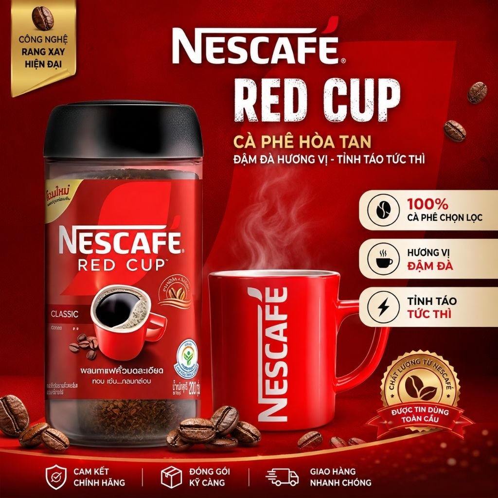 Nescafe Hòa Tan Red Cup 200g