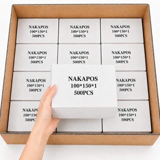 [Thùng 20 Tệp] Giấy in Nhiệt Decal A6-100x150 Sẵn Lớp Keo Tự Dán Tệp 500 Tem In Đơn Hàng Shopee TMĐT [Thùng 20 Tệp]