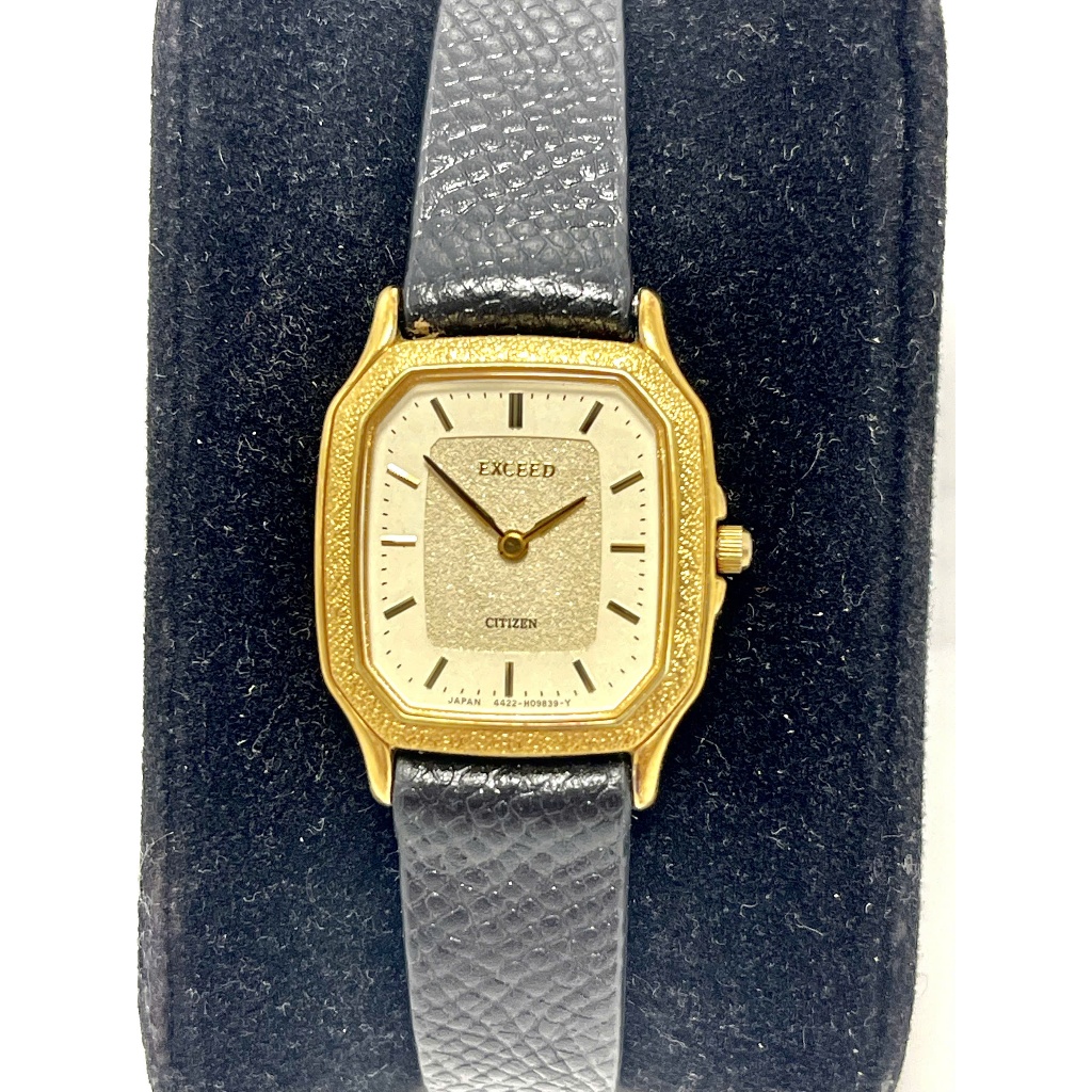 Siêu phẩm tank bạc đúc nữ bọc vàng 18k  CITIZEN EXCEED - Nhật Bản, Chính hãng [2HAND]