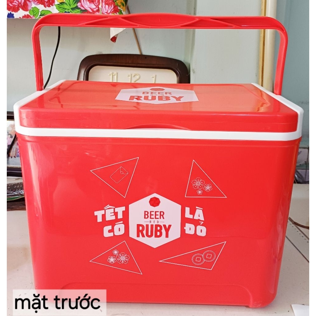 Thùng đá 20L Hiệp Thành giữ nhiệt 2023 ( Quà tặng Beer Ruby) ( HÀNG TRẦY XƯỚC NHẸ)