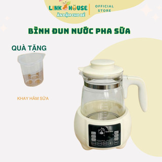 Bình đun nước pha sữa COCO BEAR máy đun giữ nhiệt ấm đun nước pha sữa cho bé (Tặng khay hâm sữa)
