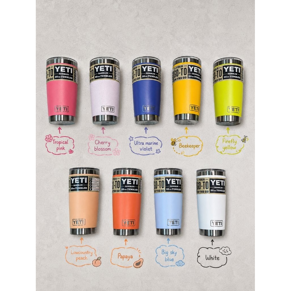 LY GIỮ NHIỆT YETI 20oz TUMBLER - Hàng chính hãng MỸ