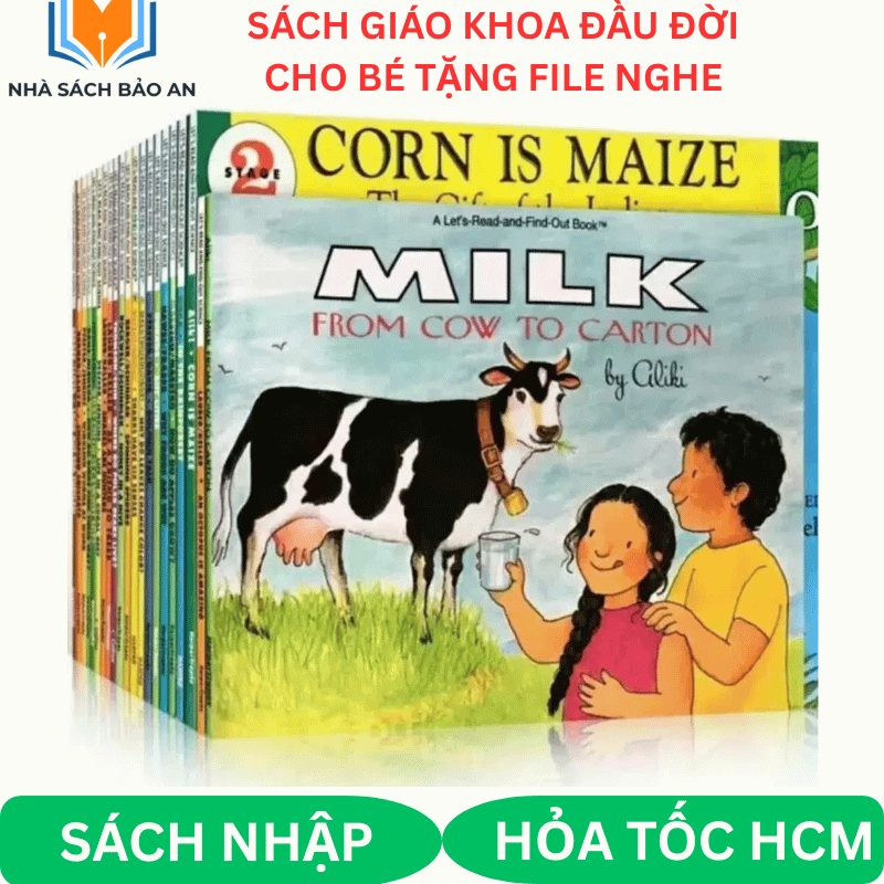 Sách khoa học kinh điển - Let's read and find out science level 2 86 cuốn khổ to đẹp tặng file nghe