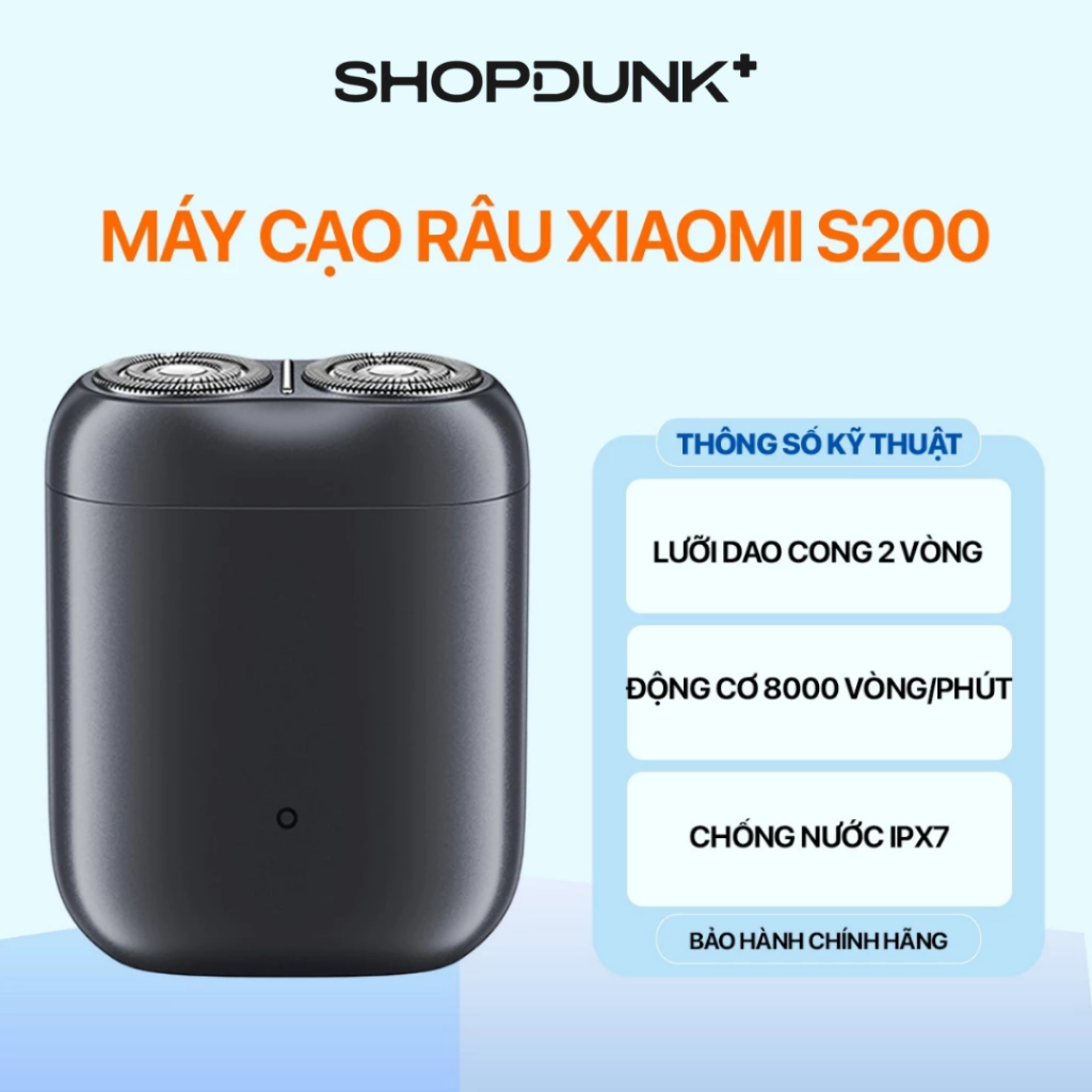 Máy Cạo Râu Điện Xiaomi Electric Shaver S200 Chính Hãng