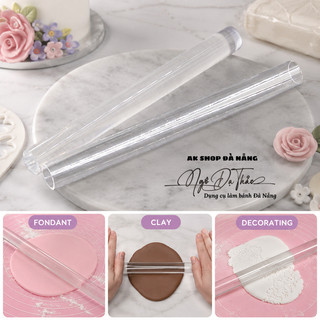Cay lăn cán đất sét fondant ( DANANGBAKINGTOOL 2600.109 )