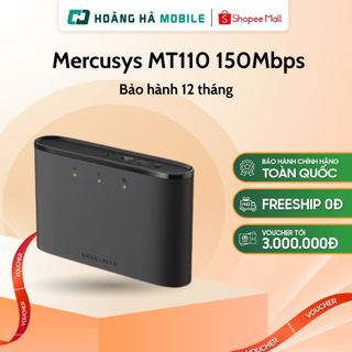 Bộ phát Wifi di động 4G LTE Mercusys MT110 150Mbps - Chính hãng