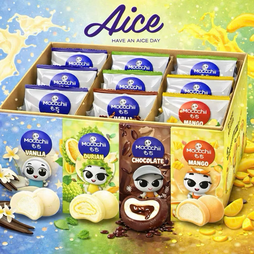 Thùng 40 Mochi 4 Vị