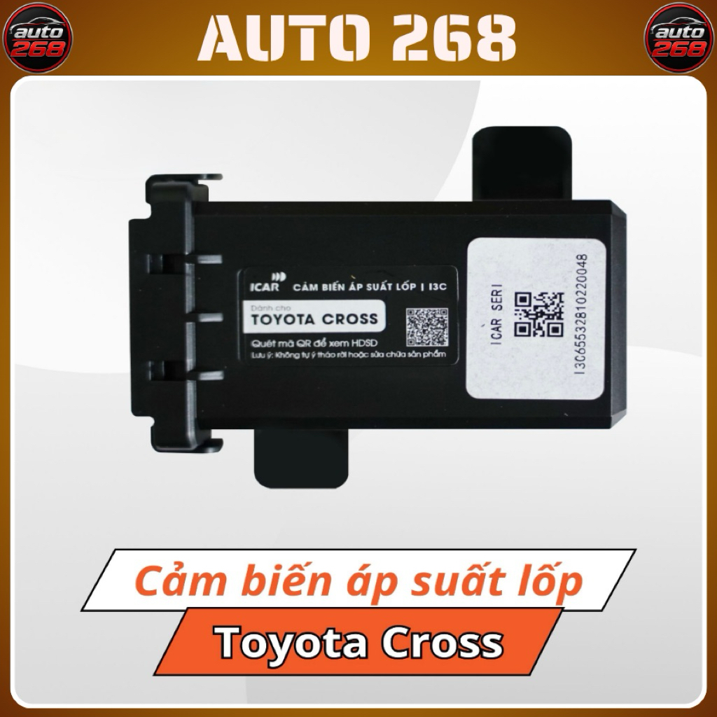 Giải mã áp suất lốp ICAR I3C cho xe Toyota Cross và Altis Hev, có kết nối điện thoại