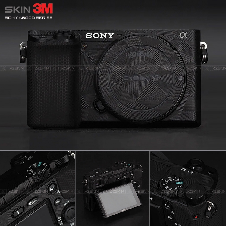 Miếng Dán Skin 3M Máy Ảnh Sony A6000 | A6100 | A6300 | A6400 | A6500 | A6600 | A6700 | Chất Liệu Vân