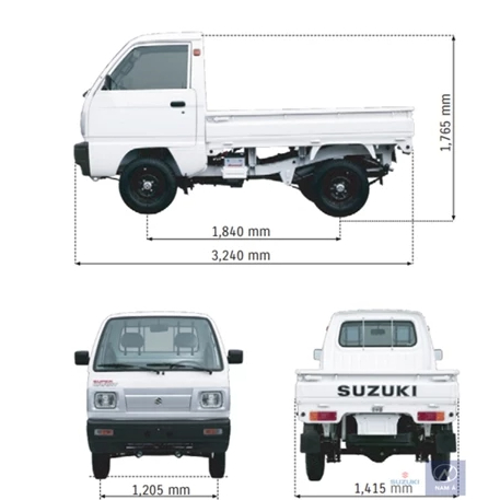 Nắp chụp lazang Suzuki Carry 5 tạ và Suzuki carry 7 chỗ Hàng xịn
